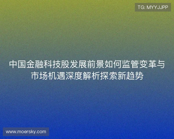 中国金融科技股发展前景如何监管变革与市场机遇深度解析探索新趋势 中国金融科技股发展前景如何监管变革与市场机遇深度解析探索新趋势